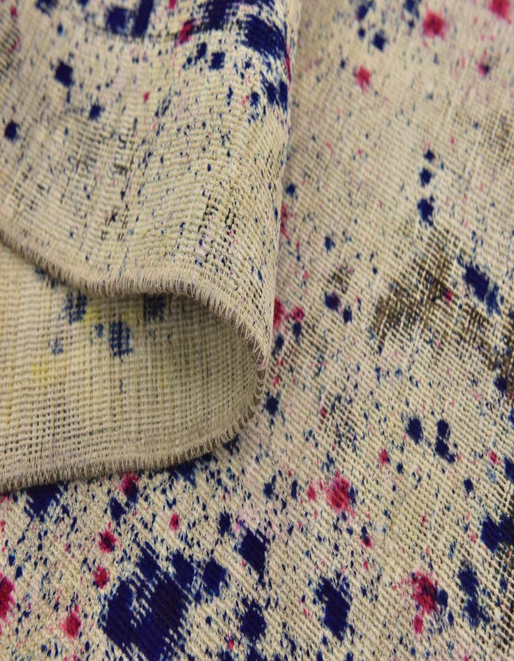 Detail image of  6' 10 x 9' 3  Hand Knotted Ultra Vintage Persian Wool Rug