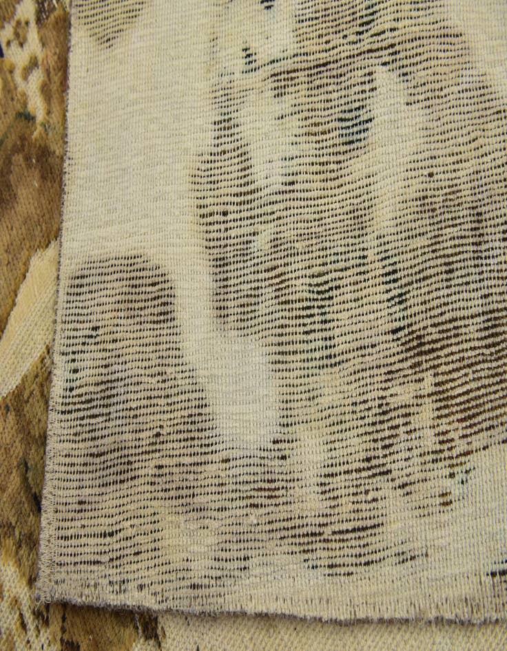 Detail image of  5' 10 x 9' 3  Hand Knotted Ultra Vintage Persian Wool Rug