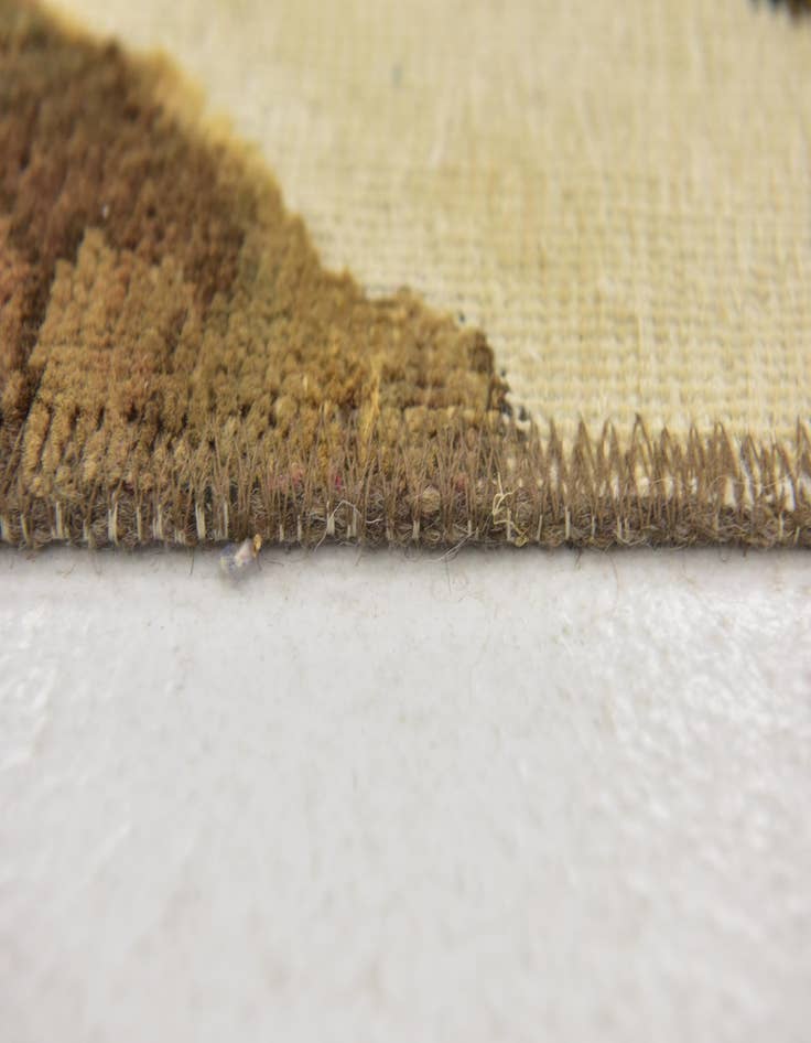 Detail image of  5' 10 x 9' 3  Hand Knotted Ultra Vintage Persian Wool Rug