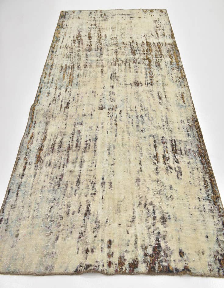 Detail image of  6' 2 x 9' 2  Hand Knotted Ultra Vintage Persian Wool Rug