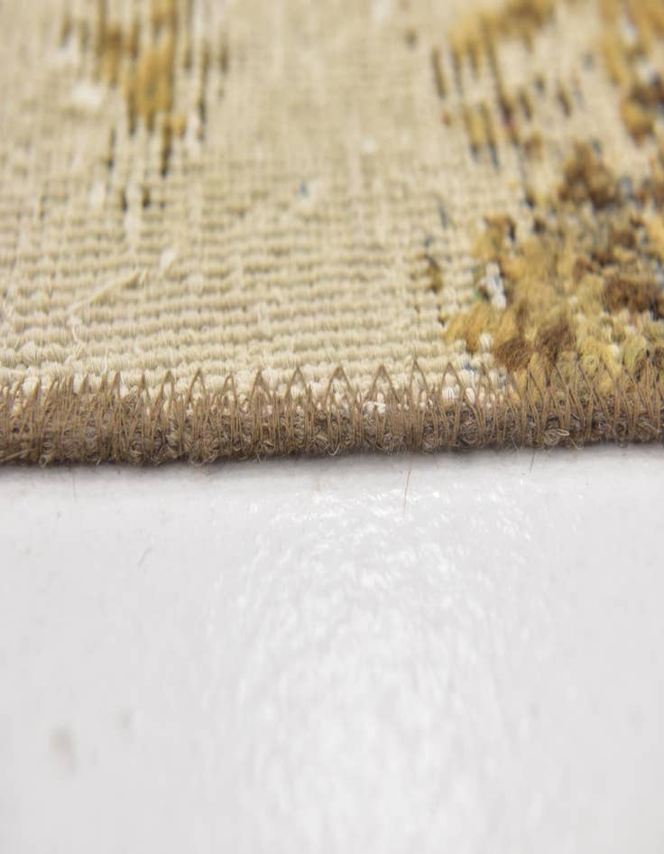 Detail image of  3' 9 x 6'  Hand Knotted Ultra Vintage Persian Wool Rug