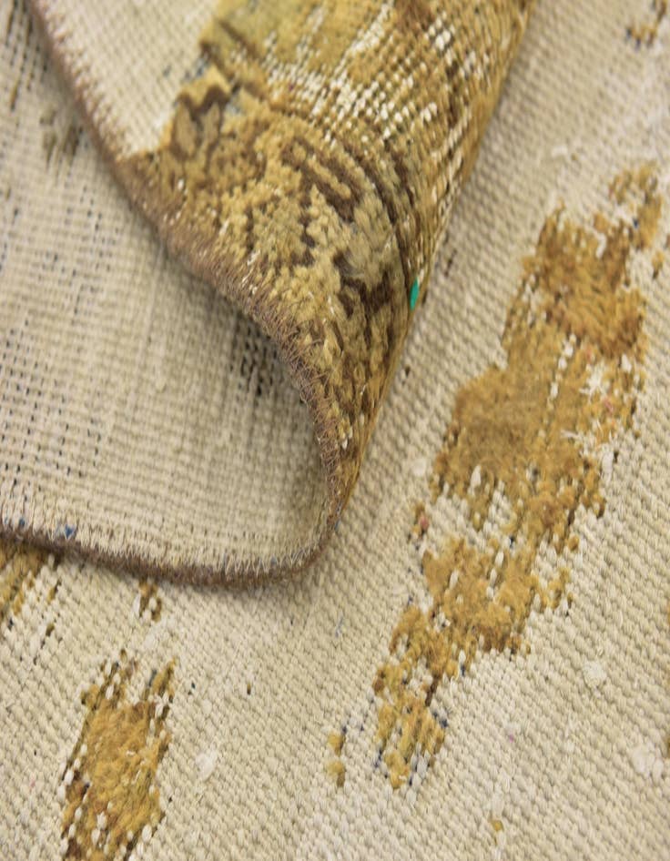 Detail image of  3' 9 x 6'  Hand Knotted Ultra Vintage Persian Wool Rug