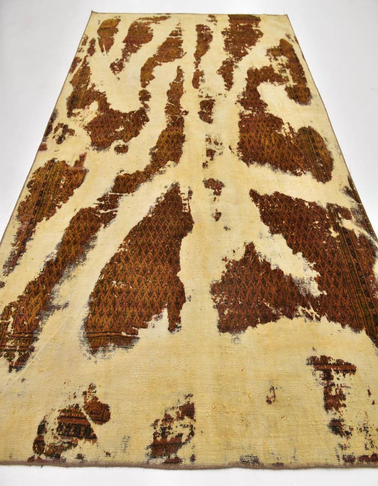 Detail image of  8' 1 x 10' 5  Hand Knotted Ultra Vintage Persian Wool Rug