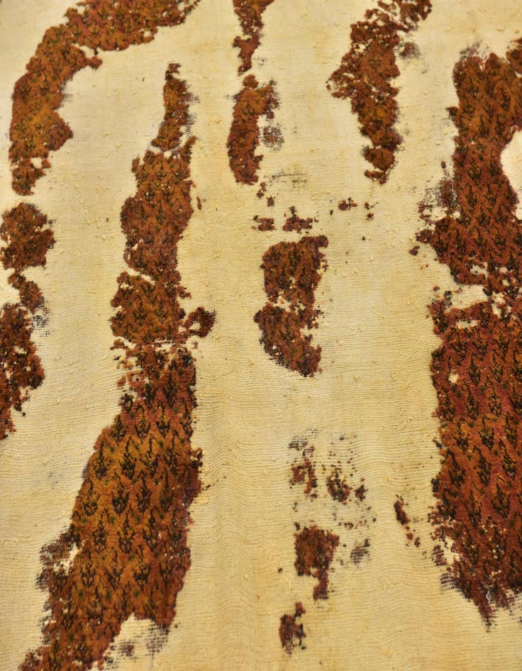 Detail image of  8' 1 x 10' 5  Hand Knotted Ultra Vintage Persian Wool Rug