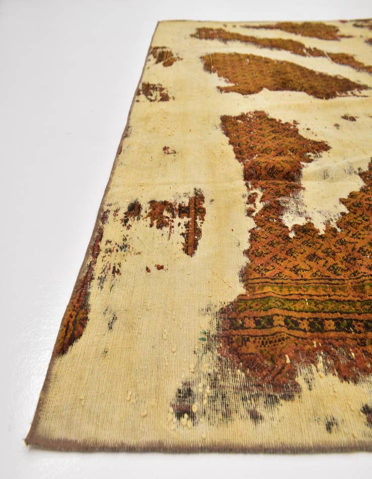 Detail image of  8' 1 x 10' 5  Hand Knotted Ultra Vintage Persian Wool Rug