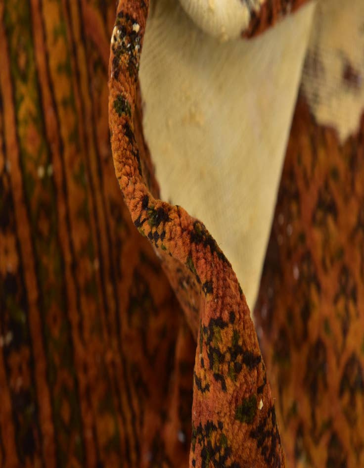 Detail image of  8' 1 x 10' 5  Hand Knotted Ultra Vintage Persian Wool Rug