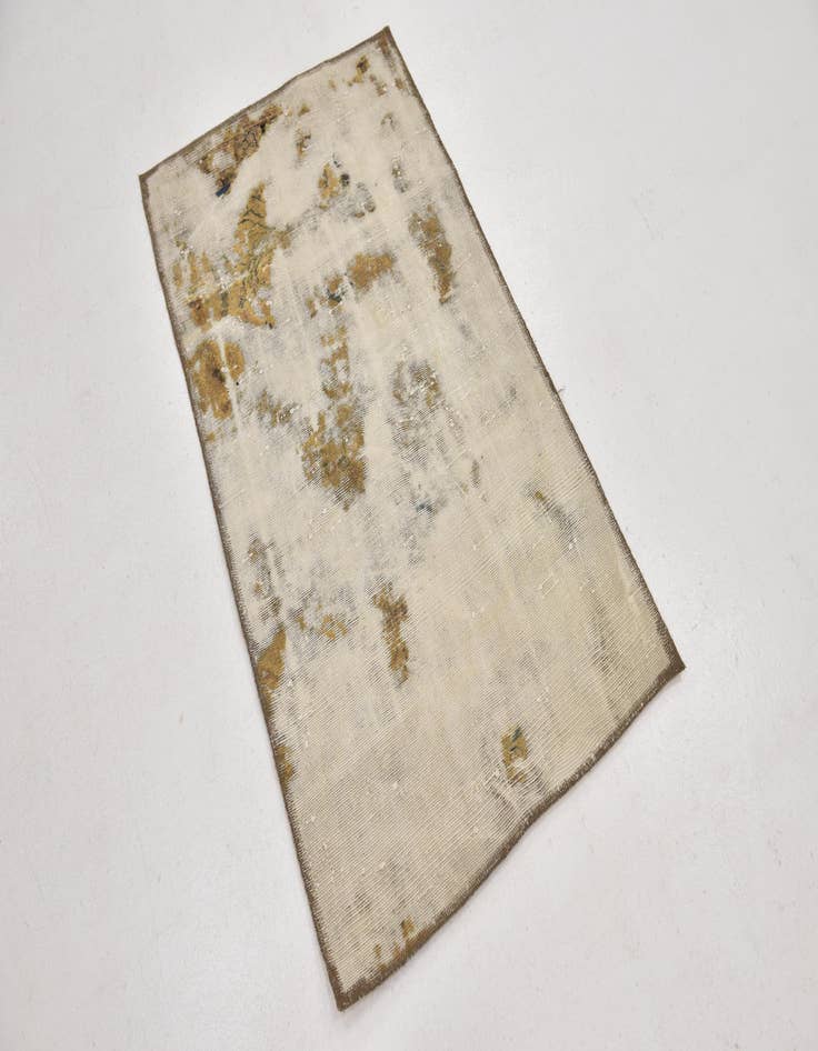 Detail image of  2' 7 x 4' 5  Hand Knotted Ultra Vintage Persian Wool Rug