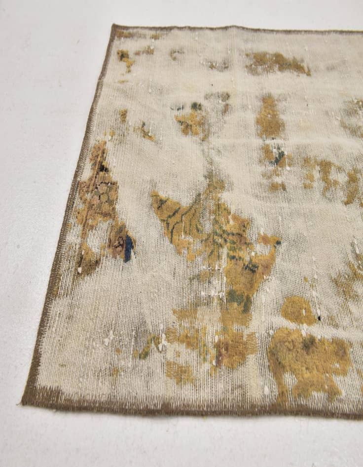 Detail image of  2' 7 x 4' 5  Hand Knotted Ultra Vintage Persian Wool Rug