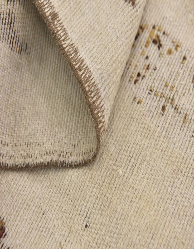 Detail image of  3' 6 x 6' 9  Hand Knotted Ultra Vintage Persian Wool Rug