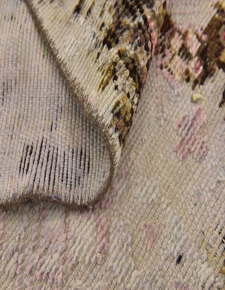 Detail image of  5' 4 x 6' 5  Hand Knotted Ultra Vintage Persian Wool Rug