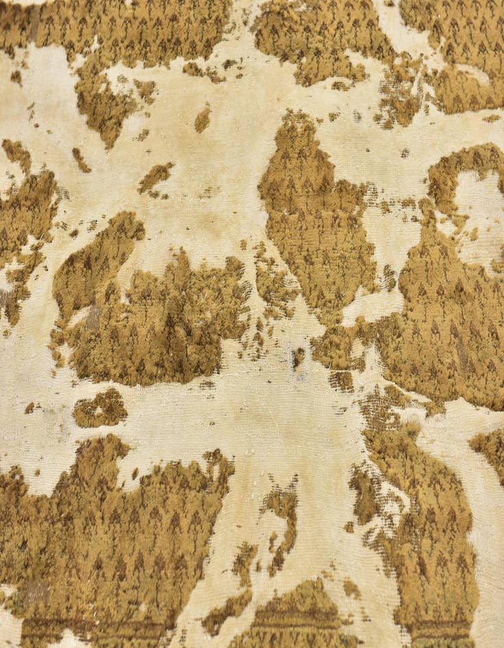 Detail image of  6' x 8' 5  Hand Knotted Ultra Vintage Persian Wool Rug