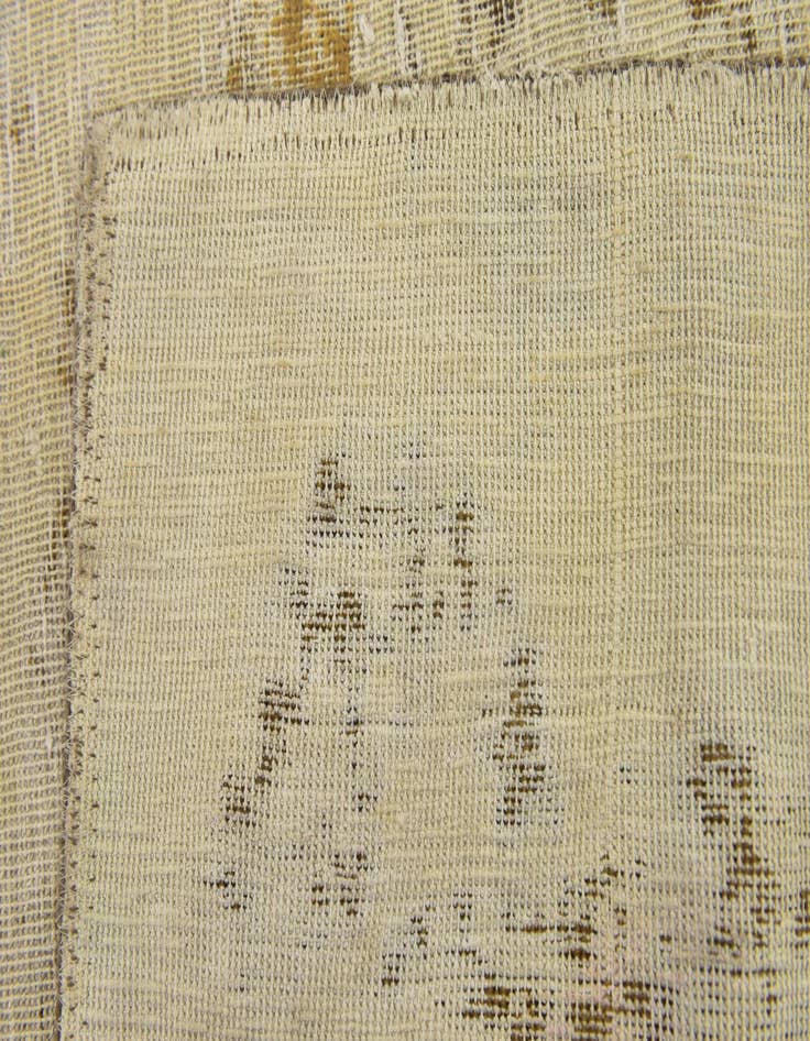 Detail image of  6' 5 x 10' 9  Hand Knotted Ultra Vintage Persian Wool Rug