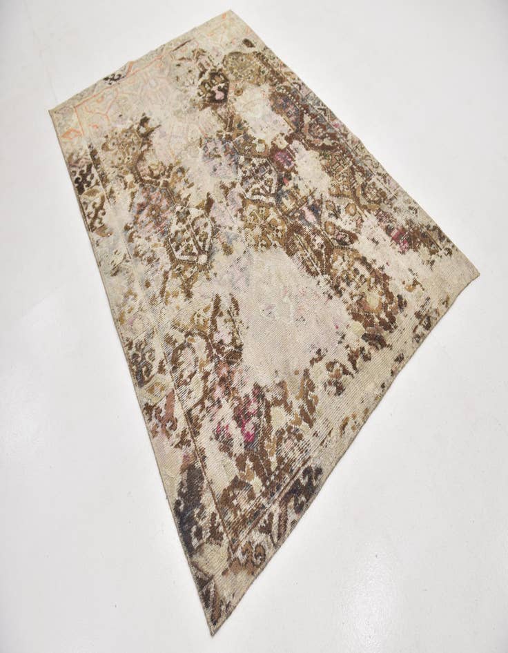 Detail image of  5' 10 x 8' 6  Hand Knotted Ultra Vintage Persian Wool Rug