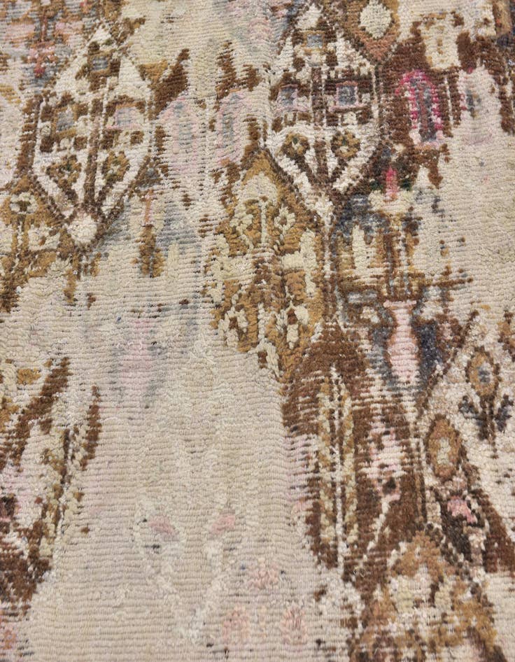 Detail image of  5' 10 x 8' 6  Hand Knotted Ultra Vintage Persian Wool Rug