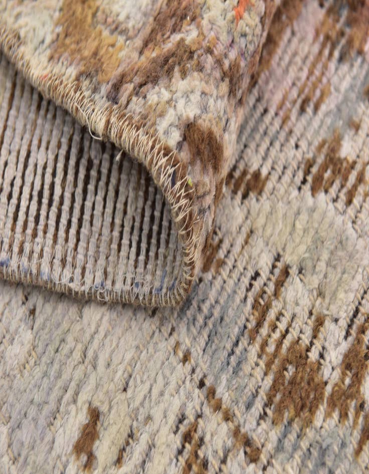 Detail image of  5' 10 x 8' 6  Hand Knotted Ultra Vintage Persian Wool Rug