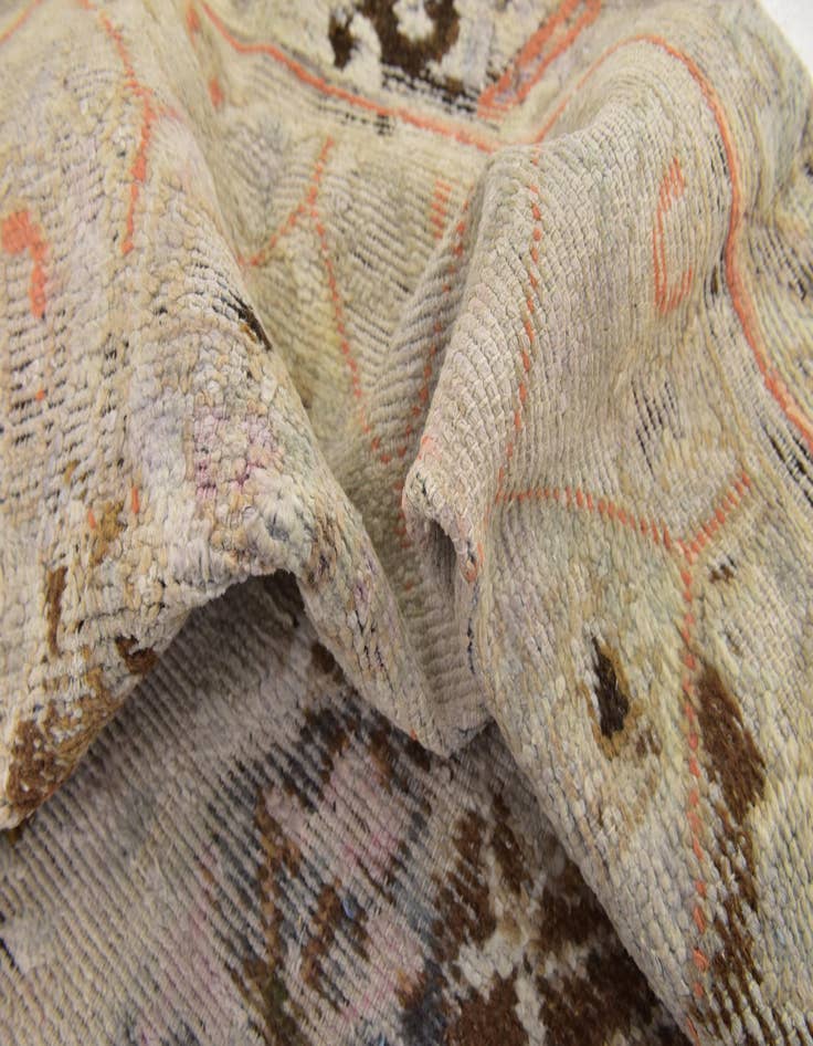 Detail image of  5' 10 x 8' 6  Hand Knotted Ultra Vintage Persian Wool Rug