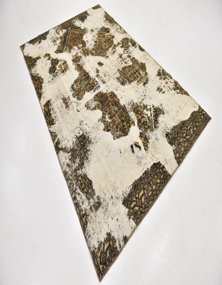 Detail image of  6' x 9' 4  Hand Knotted Ultra Vintage Persian Wool Rug