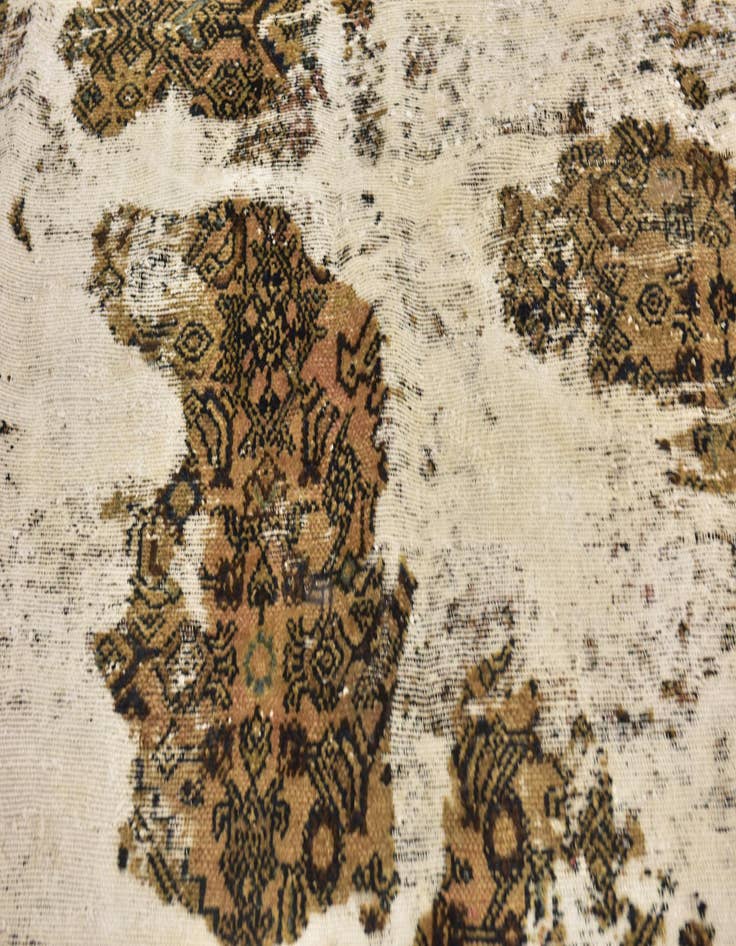 Detail image of  6' x 9' 4  Hand Knotted Ultra Vintage Persian Wool Rug