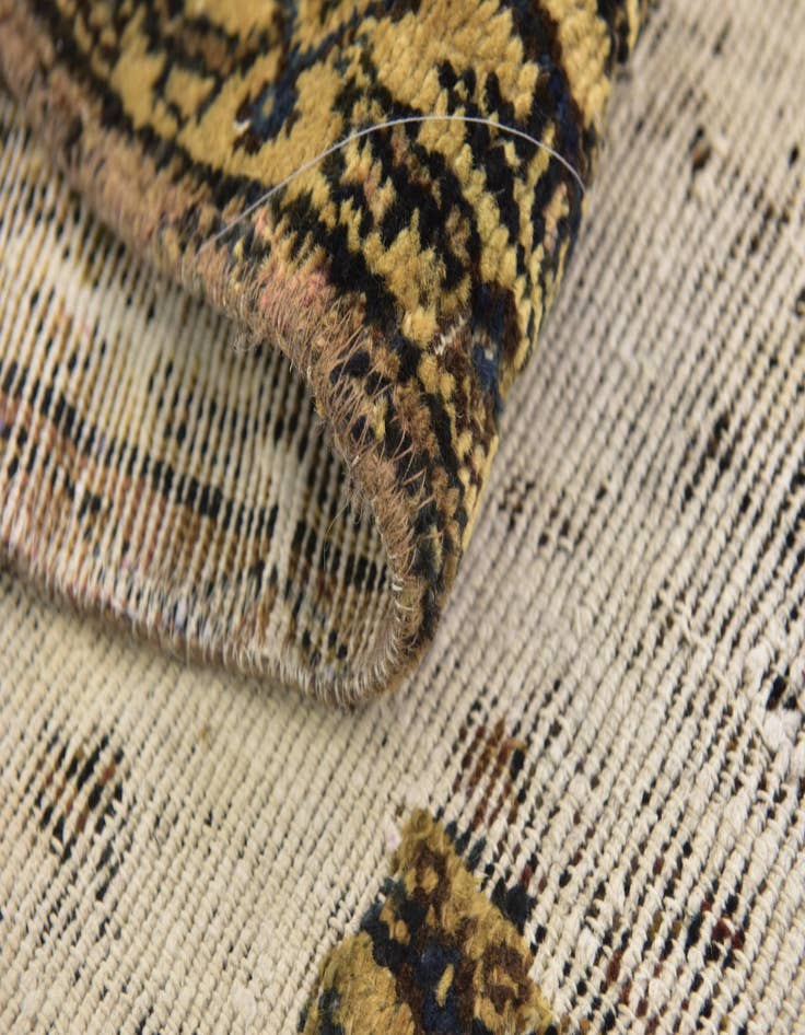 Detail image of  6' x 9' 4  Hand Knotted Ultra Vintage Persian Wool Rug