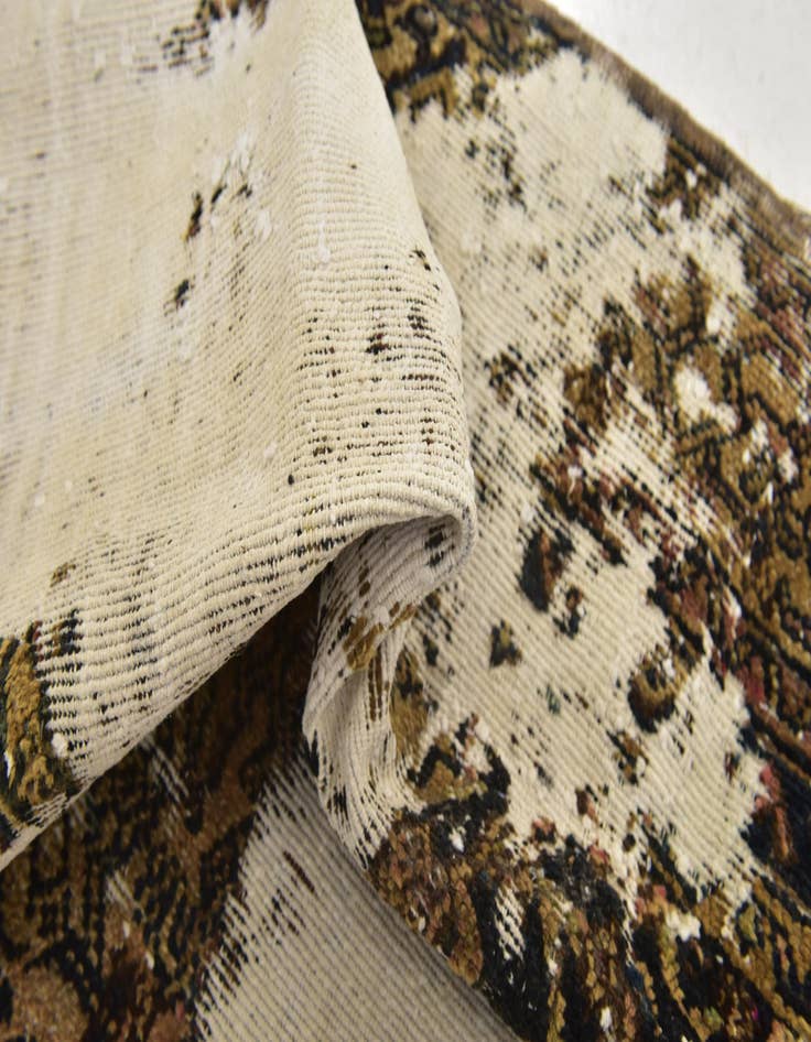 Detail image of  6' x 9' 4  Hand Knotted Ultra Vintage Persian Wool Rug