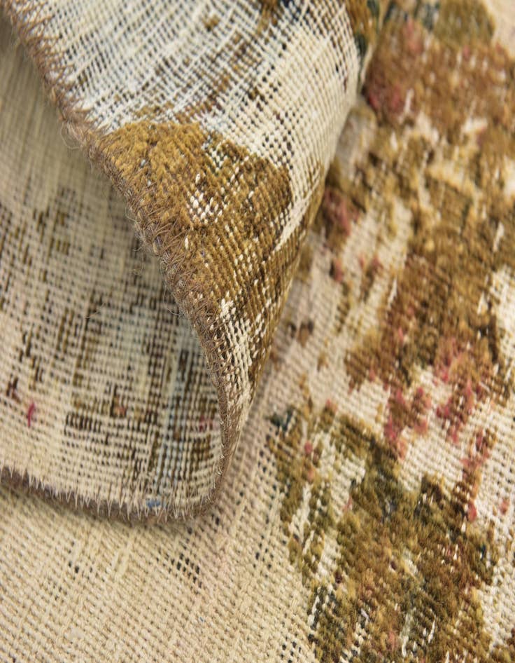 Detail image of  3' 7 x 5' 9  Hand Knotted Ultra Vintage Persian Wool Rug