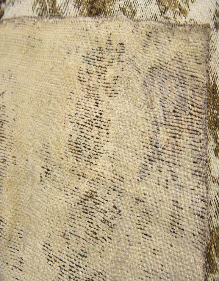 Detail image of  3' 10 x 5' 6  Hand Knotted Ultra Vintage Persian Wool Rug