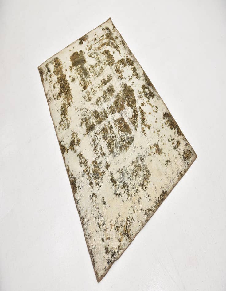 Detail image of  3' 10 x 5' 6  Hand Knotted Ultra Vintage Persian Wool Rug