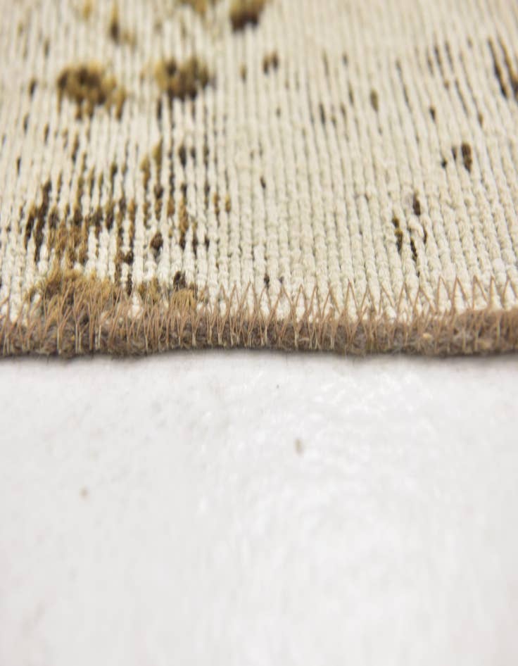 Detail image of  3' 10 x 5' 6  Hand Knotted Ultra Vintage Persian Wool Rug