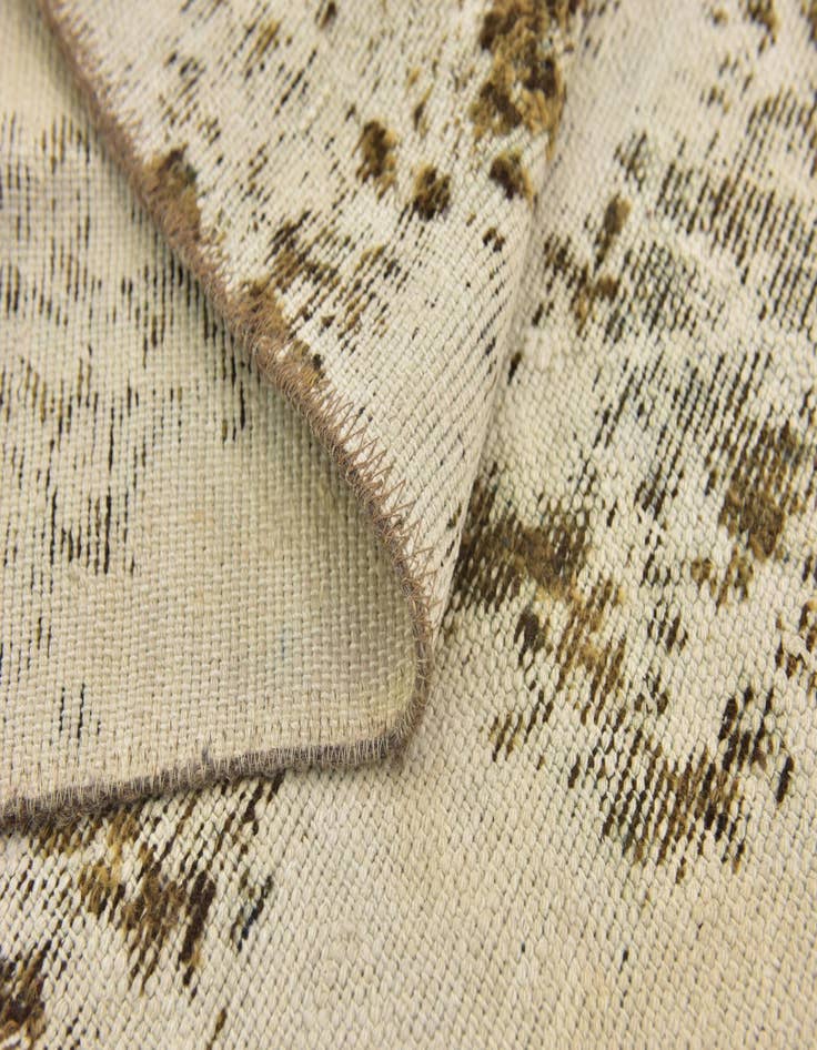 Detail image of  3' 10 x 5' 6  Hand Knotted Ultra Vintage Persian Wool Rug