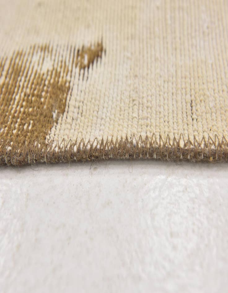 Detail image of  3' 8 x 4' 7  Hand Knotted Ultra Vintage Persian Wool Rug