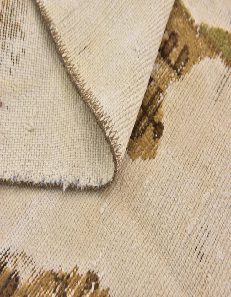 Detail image of  3' 8 x 4' 7  Hand Knotted Ultra Vintage Persian Wool Rug