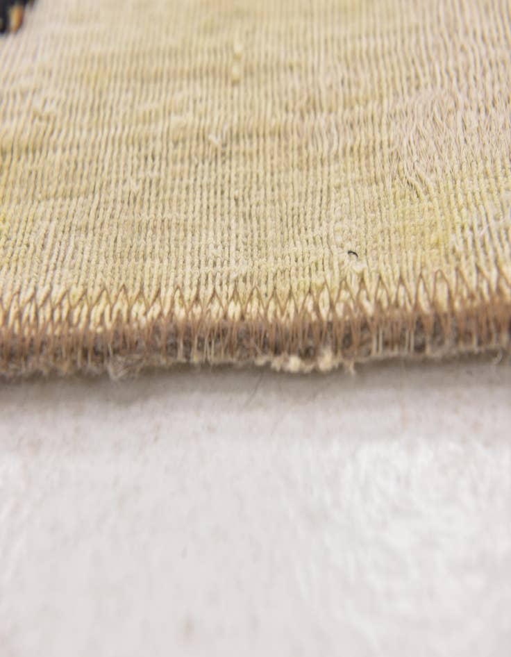 Detail image of  3' 5 x 4' 5  Hand Knotted Ultra Vintage Persian Wool Rug