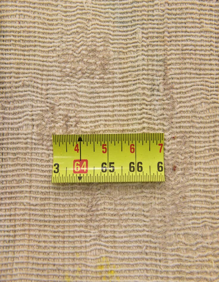 Detail image of  3' 5 x 4' 5  Hand Knotted Ultra Vintage Persian Wool Rug