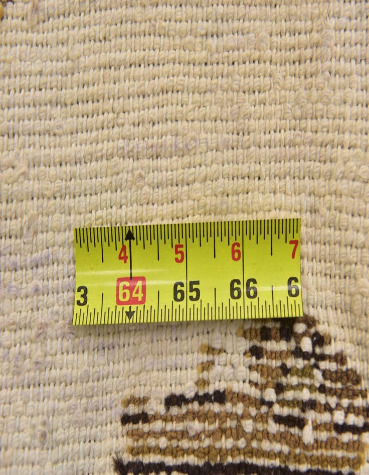 Detail image of  3' 2 x 5'  Hand Knotted Ultra Vintage Persian Wool Rug