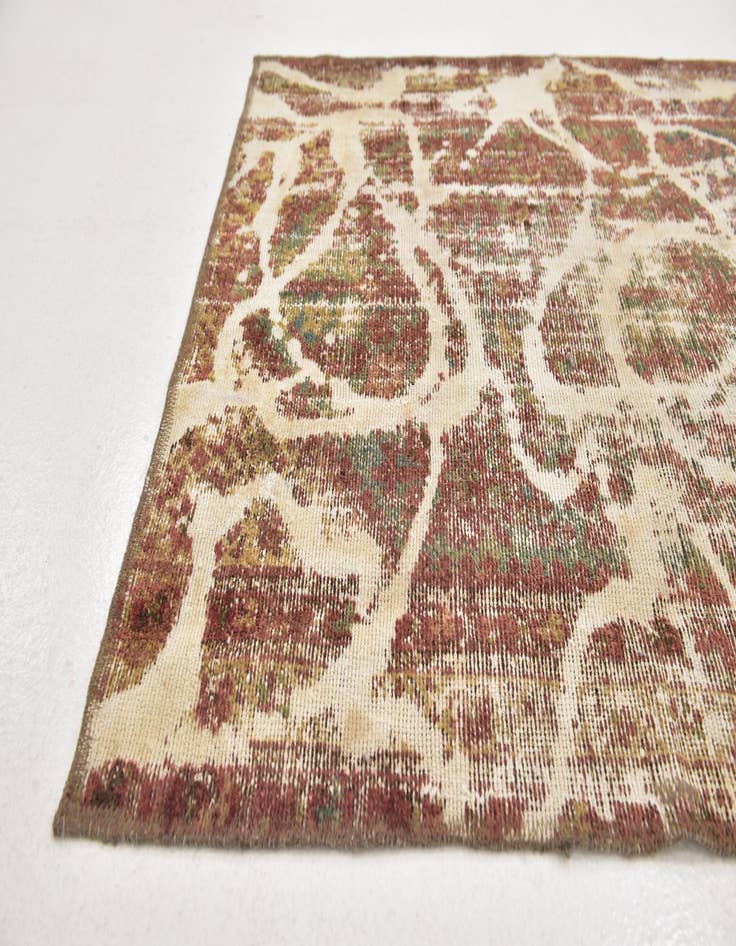 Detail image of  3' 3 x 5' 10  Hand Knotted Ultra Vintage Persian Wool Rug