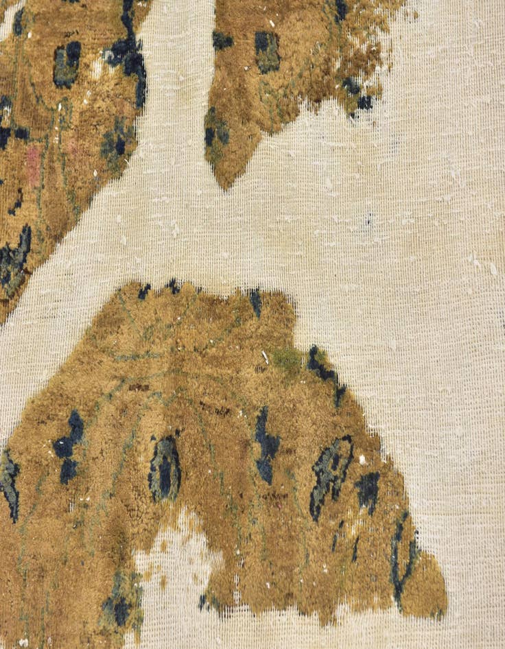 Detail image of  3' x 4' 10  Hand Knotted Ultra Vintage Persian Wool Rug