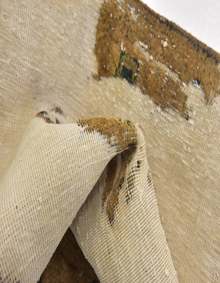 Detail image of  3' x 4' 10  Hand Knotted Ultra Vintage Persian Wool Rug