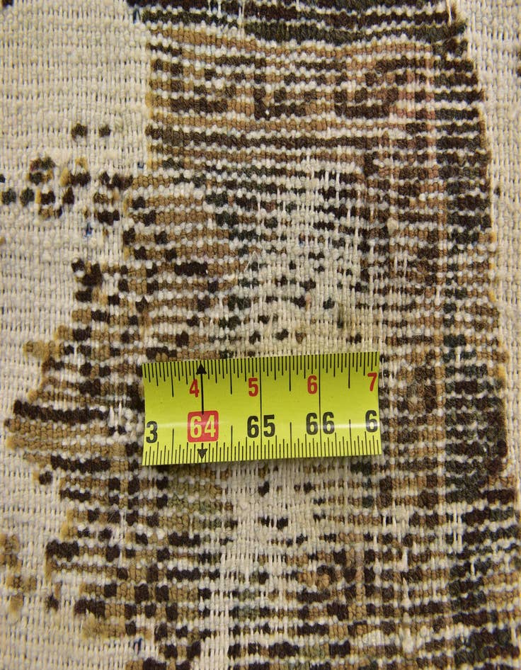 Detail image of  3' 2 x 5' 9  Hand Knotted Ultra Vintage Persian Wool Rug