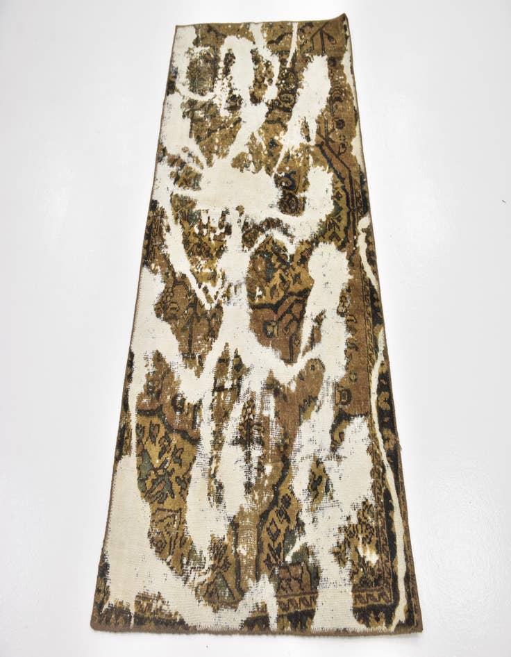 Detail image of  3' 2 x 5' 9  Hand Knotted Ultra Vintage Persian Wool Rug