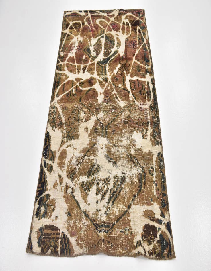 Detail image of  3' 5 x 5' 7  Hand Knotted Ultra Vintage Persian Wool Rug