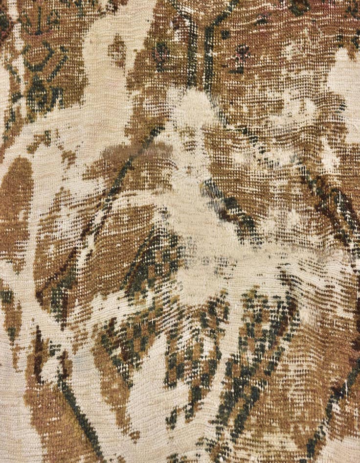 Detail image of  3' 5 x 5' 7  Hand Knotted Ultra Vintage Persian Wool Rug