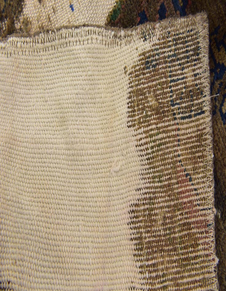 Detail image of  3' 6 x 4' 10  Hand Knotted Ultra Vintage Persian Wool Rug