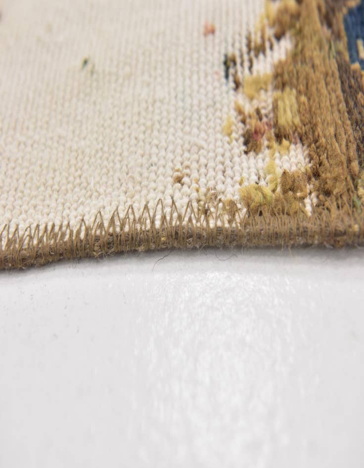 Detail image of  3' 6 x 4' 10  Hand Knotted Ultra Vintage Persian Wool Rug