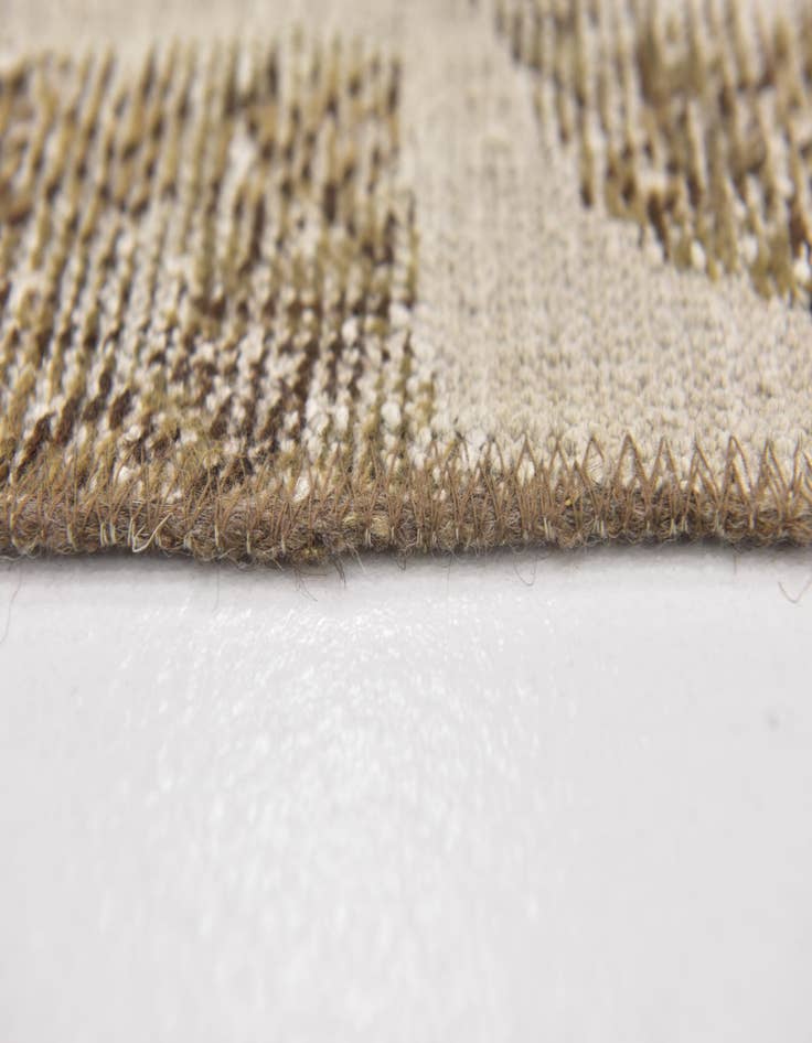 Detail image of  3' 6 x 5'  Hand Knotted Ultra Vintage Persian Wool Rug