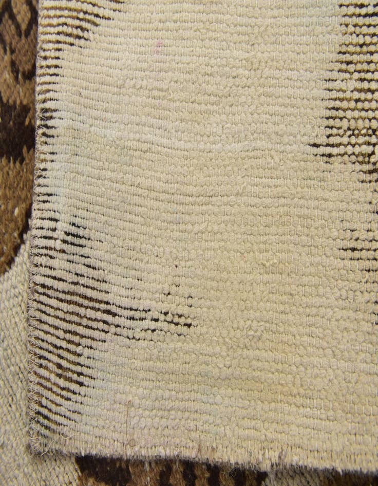 Detail image of  4' 7 x 8'  Hand Knotted Ultra Vintage Persian Wool Rug