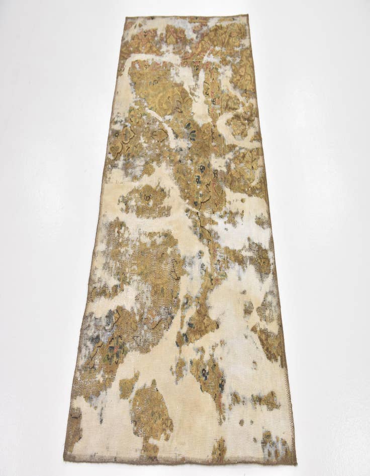 Detail image of  3' x 5' 8  Hand Knotted Ultra Vintage Persian Wool Rug