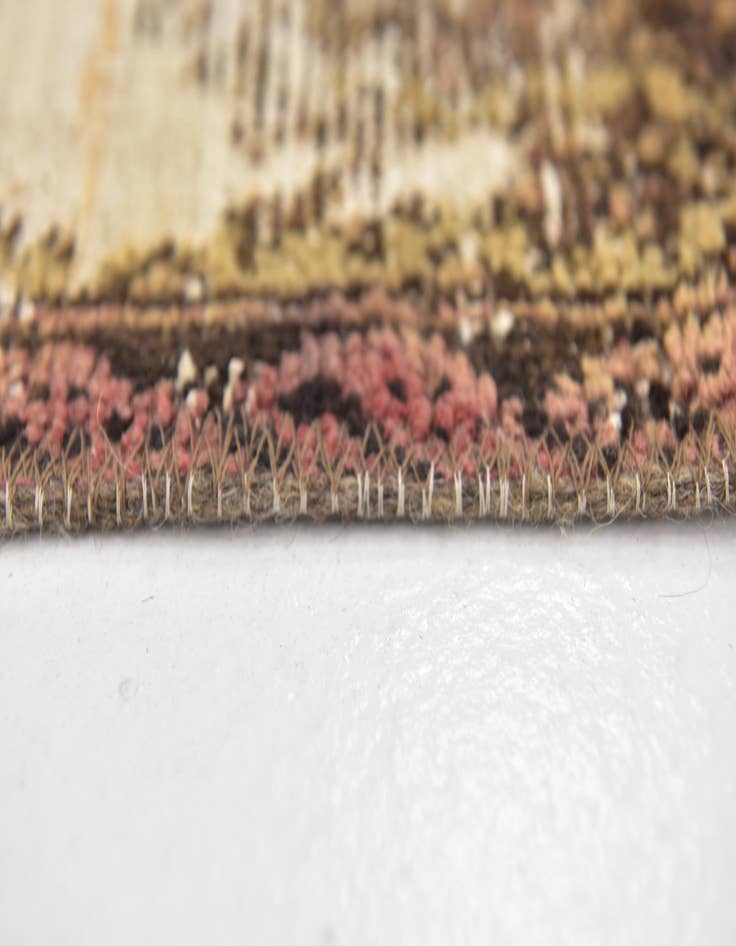 Detail image of  3' 8 x 6' 4  Hand Knotted Ultra Vintage Persian Wool Rug