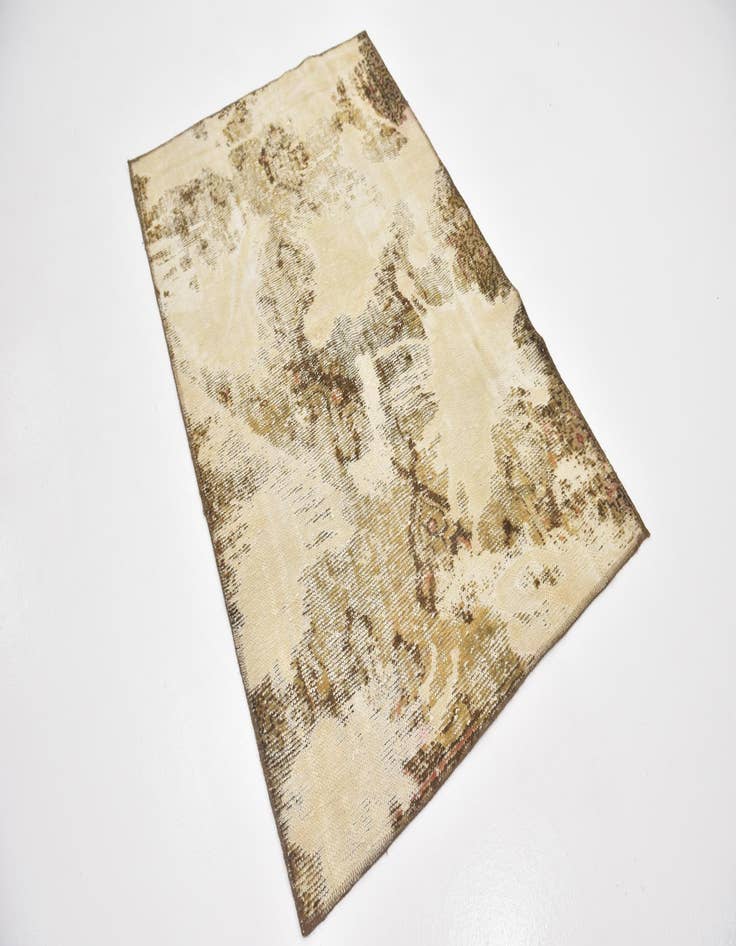 Detail image of  3' 10 x 5' 10  Hand Knotted Ultra Vintage Persian Wool Rug