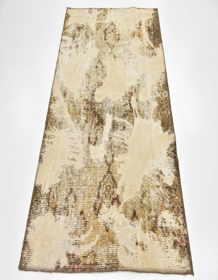 Detail image of  3' 10 x 5' 10  Hand Knotted Ultra Vintage Persian Wool Rug