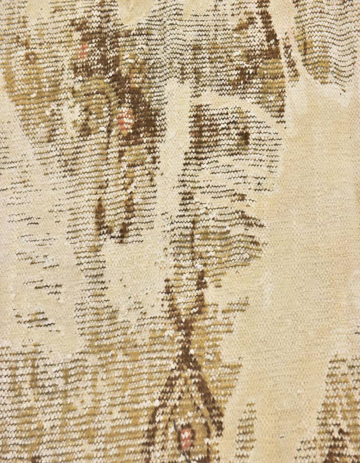 Detail image of  3' 10 x 5' 10  Hand Knotted Ultra Vintage Persian Wool Rug